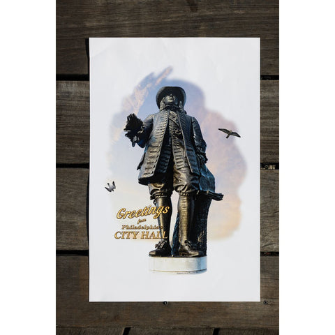 Greetings from Philadelphia's City Hall Poster