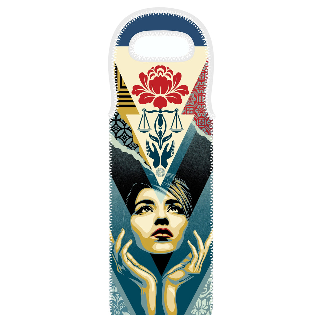 Uplift Justice by Shepard Fairey Wine Tote
