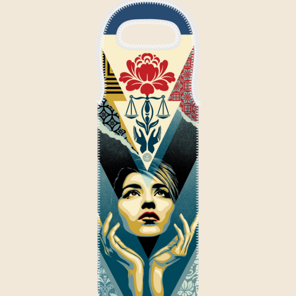 Uplift Justice by Shepard Fairey Wine Tote