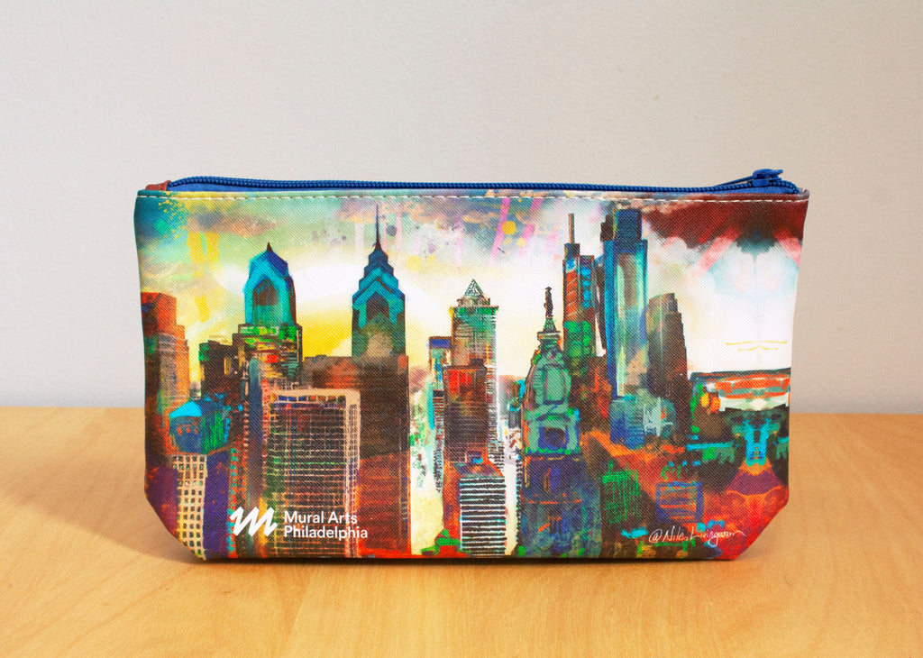 Philly Rising Leather Pouch